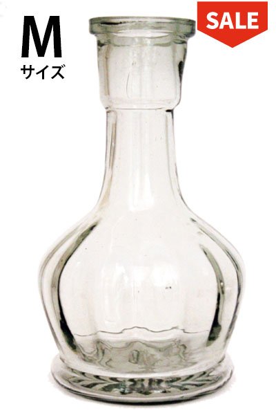 画像1: 【D】エジプシャンガラスボトル ワイドクリア（Ｍ）