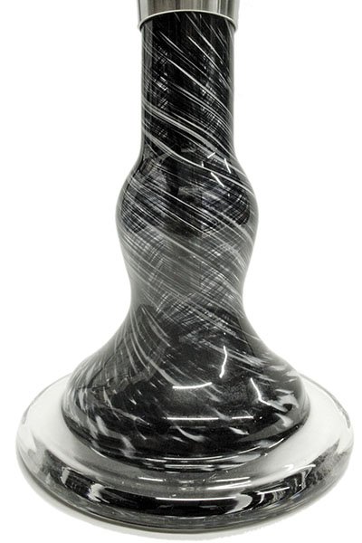 画像6: ステンレススチールパイプ Art Glass ブラック