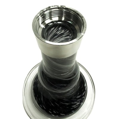 画像7: ステンレススチールパイプ Art Glass ブラック