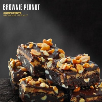 画像1: BROWNIE PEANUT Dozaj BLACK 100g