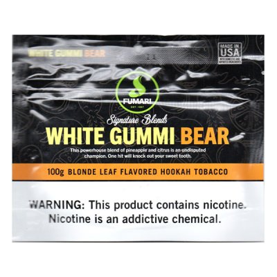 画像2: White Gummi Bear ホワイトグミベアー FUMARI 100g
