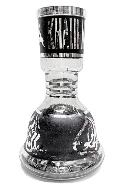画像1: ハリルマムーン ガラスボトル mini BEAST SILVER