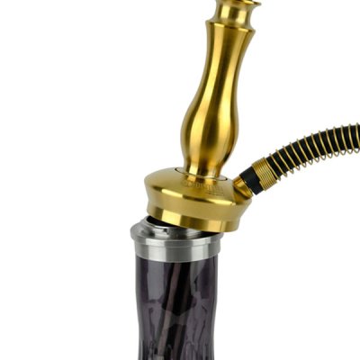 画像6: オデュマンパイプ SAHRA BLACK glass GOLD body