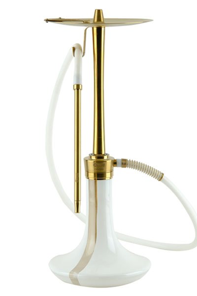 画像1: オデュマンパイプ ODUMAN COSMO WHITE glass GOLD body