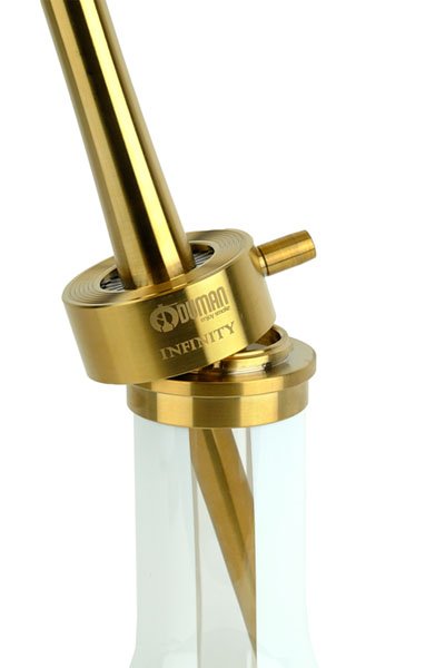 画像2: オデュマンパイプ INFINITY White glass Gold body