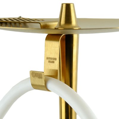 画像3: オデュマンパイプ COSMO WHITE glass GOLD body