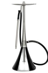 オデュマンパイプ ORION BLACK glass SILVER body