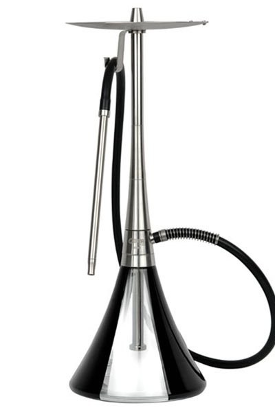 画像1: オデュマンパイプ ORION BLACK glass SILVER body