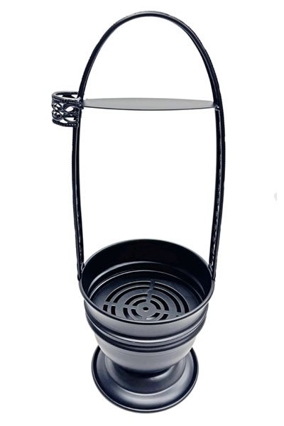 画像1: チャコールホルダー BLACK Ｌサイズ