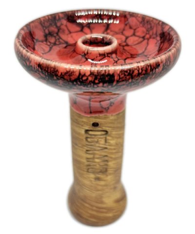 画像1: オブラコ M GLAZE ファンネルボウル【Red & Black】