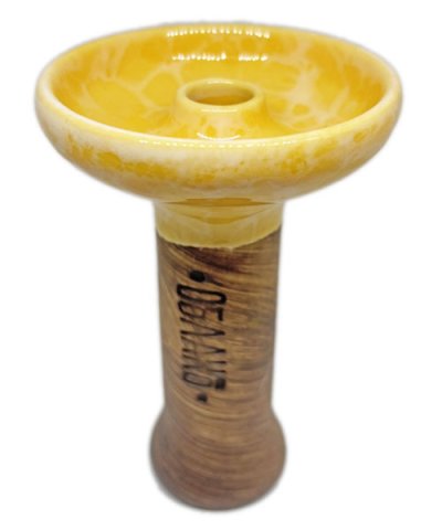 画像2: オブラコ M GLAZE ファンネルボウル【Orange＆White】