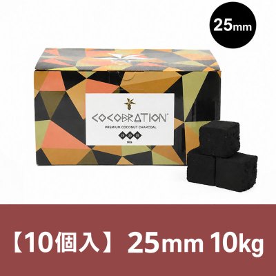 画像1: 【10個入】ココブレーション  炭 CUBE25×10