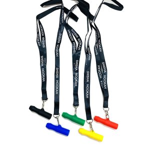 画像: カラーシリコンマウスピース付きネックホルダー