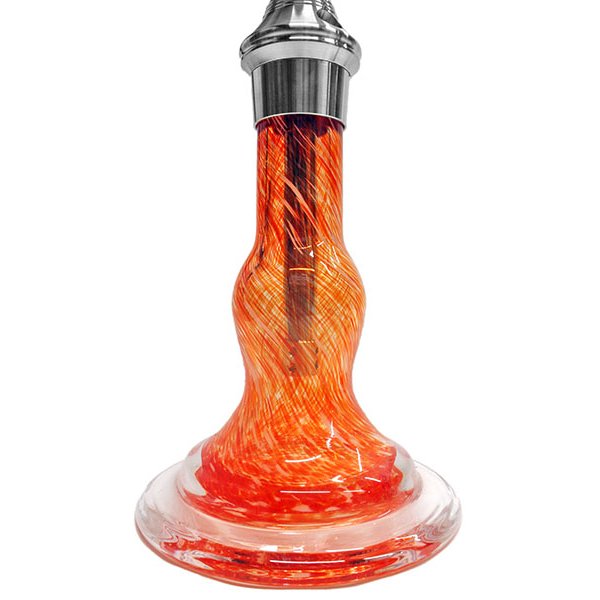 画像6: ステンレススチールパイプ Art Glass レッド (6)