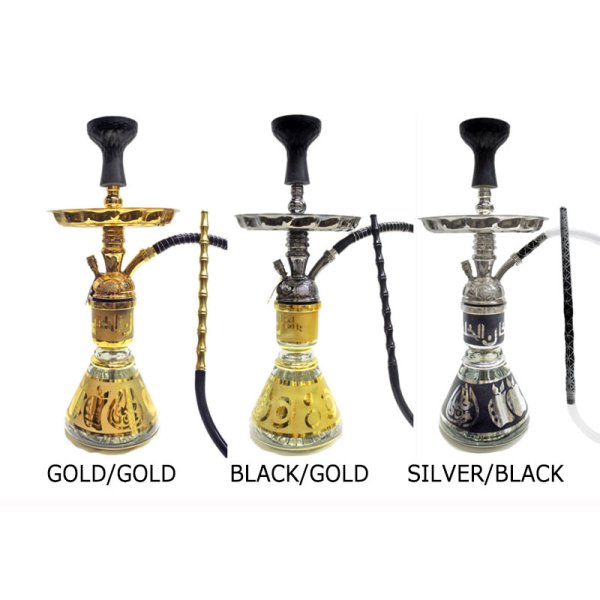 画像13: エジプシャンシーシャ EG-Piccoro SILVER/BLACK (13)