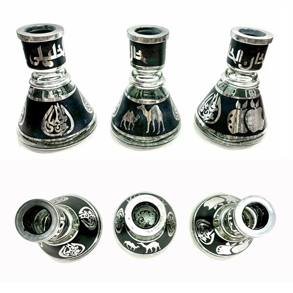 画像8: エジプシャンシーシャ EG-Piccoro SILVER/BLACK (8)