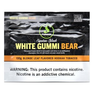 画像: White Gummi Bear ホワイトグミベアー FUMARI 100g