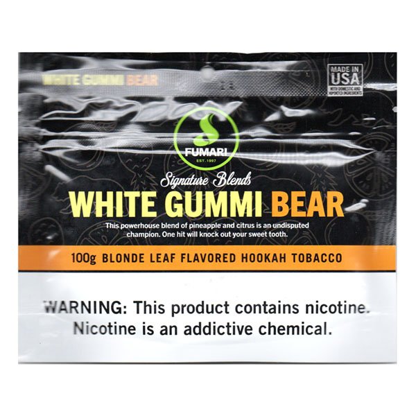 画像2: White Gummi Bear ホワイトグミベアー FUMARI 100g (2)