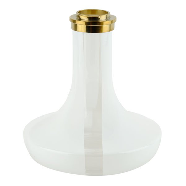 画像3: オデュマンパイプ INFINITY White glass Gold body (3)