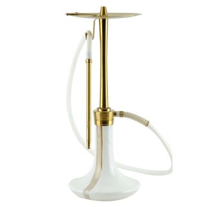 画像: オデュマンパイプ COSMO WHITE glass GOLD body