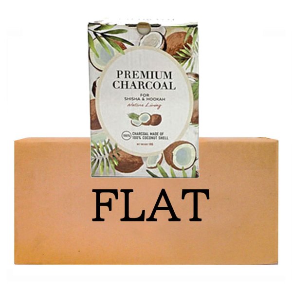 画像1: 【CASE】プレミアムチャコール 炭 FLAT×10 (1)