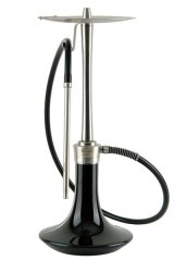 画像: オデュマンパイプ COSMO BLACK glass SILVER body