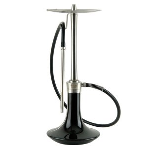 画像: オデュマンパイプ COSMO BLACK glass SILVER body