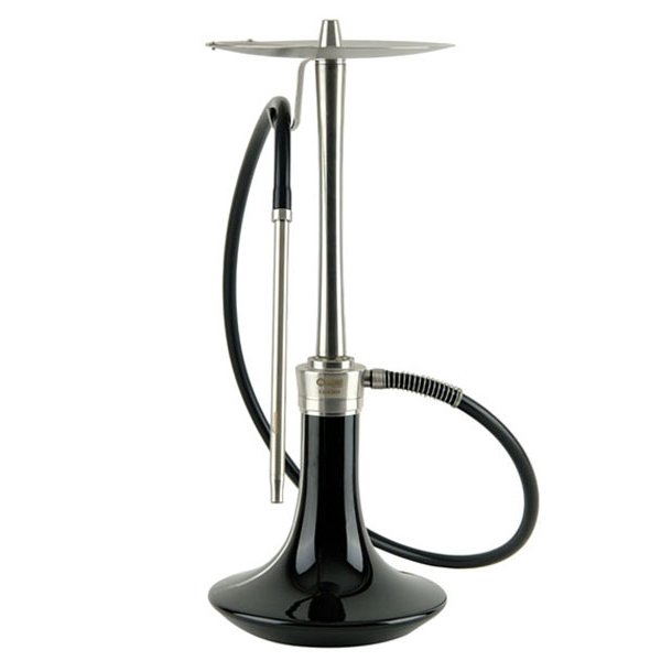 画像1: オデュマンパイプ COSMO BLACK glass SILVER body (1)