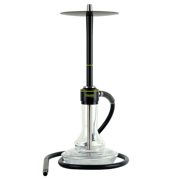 画像1: オデュマンパイプ NOVA CLEAR glass BLACK body (1)