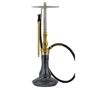 画像: オデュマンパイプ SAHRA BLACK glass GOLD body