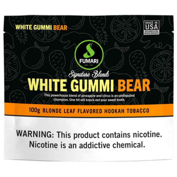 画像2: White Gummi Bear ホワイトグミベアー FUMARI 100g (2)