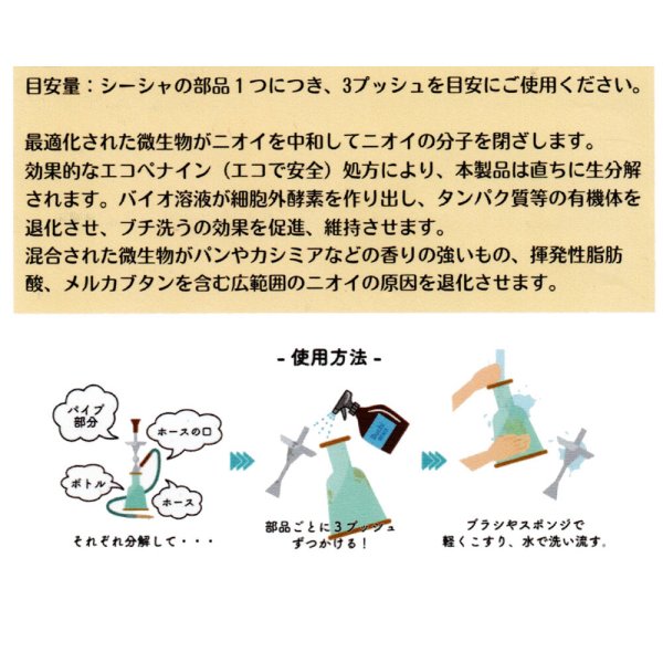 画像3: ブチ消すDX 消臭殺菌スプレー 500mL（船便） (3)