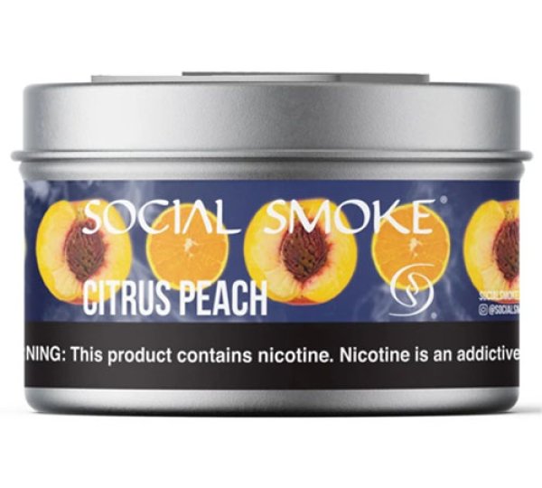 画像1: Citrus Peach シトラスピーチ Social Smoke 100g (1)