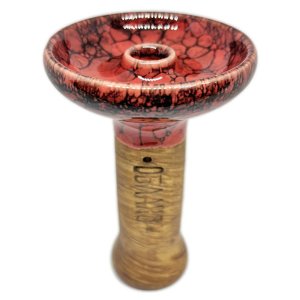 画像: オブラコ M GLAZE ファンネルボウル【Red & Black】