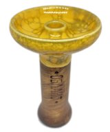 画像: オブラコ M GLAZE ファンネルボウル【Yellow & Grey】