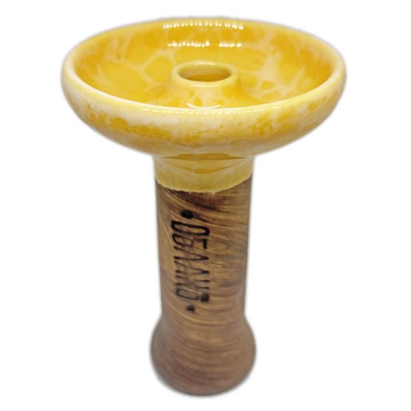 画像2: オブラコ M GLAZE ファンネルボウル【Orange＆White】 (2)