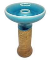 画像: オブラコ M GLAZE ファンネルボウル【Blue Crackle】