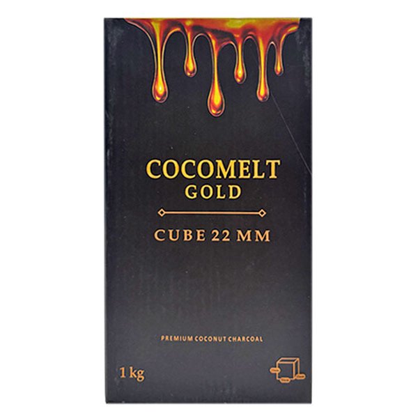 画像2: 【CASE】ココメルト ゴールド 炭 CUBE22×10 (2)