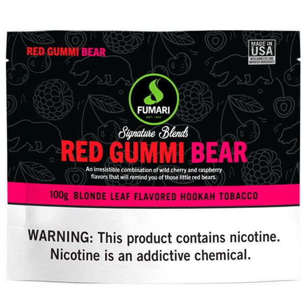 画像2: Red Gummi Bear レッドグミベアー FUMARI 100g (2)