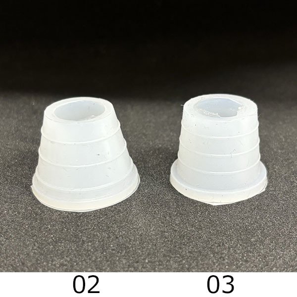 画像2: ヘッド用ゴムパッキンLED(02)×５ (2)