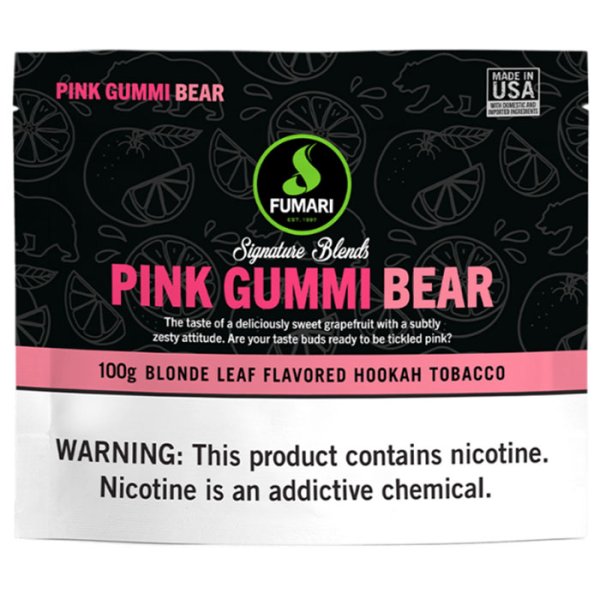 画像1: Pink Gummi Bear ピンクグミベアー FUMARI 100g (1)