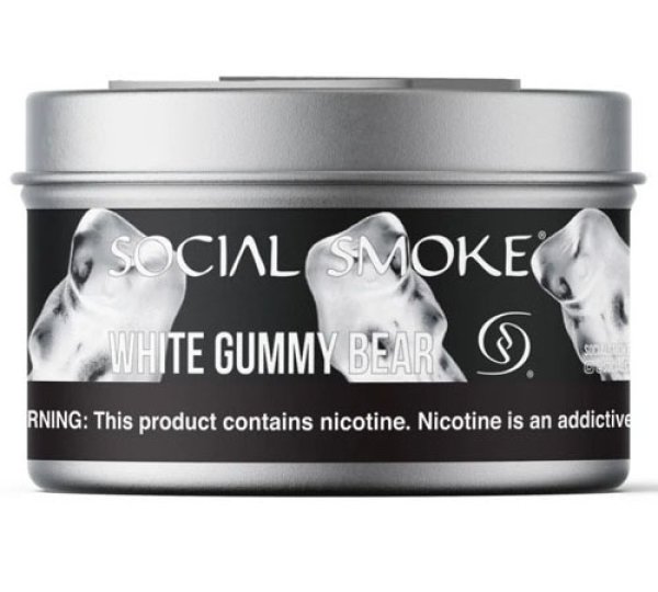 画像1: WHITE GUMMY BEAR ホワイトグミベアー Social Smoke 100g (1)
