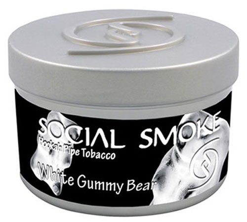 画像1: WHITE GUMMY BEAR ホワイトグミベアー Social Smoke 100g (1)