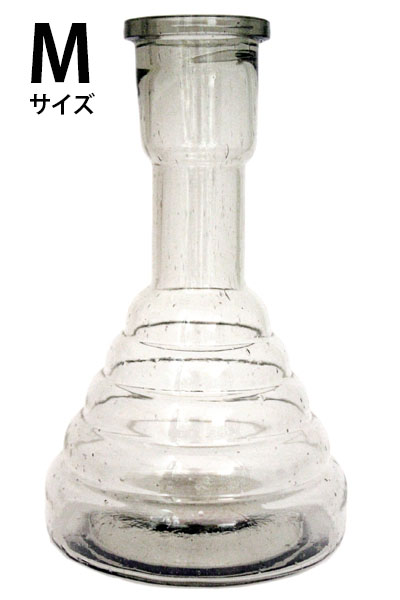Egyptian Glass Bottle エジプシャンガラスボトル トライアングルクリア（Ｍ）｜シーシャ・水たばこパイプ通販店「Shisha  Mart」